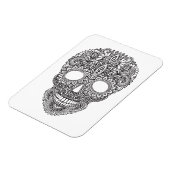 Geïnspireerde menselijke schedel magneet (Linkerzijde)