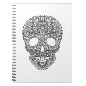 Geïnspireerde menselijke schedel notitieboek (Voorkant)