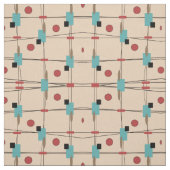  geïnspireerde middeneeuwse moderne Retro Stof (Swatch)