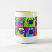 geïnspireerde Mok Pug (Center)