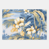  geïnspireerde oceaanbloemen inpakpapier vel (Voorkant 2)