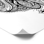 Geïnspireerde  olifant 2 poster (Hoek)