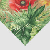  geïnspireerde olifant & rode klaprozen Decoupage Tissuepapier (Detail)