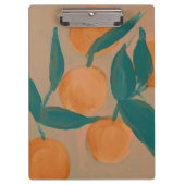  geïnspireerde Oranje boomtuin Klembord (Voorkant)