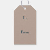 -geïnspireerde Ornament kerstcadeau Tags Cadeaulabel (Achterkant)