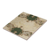  geïnspireerde oude, ouderwetse ballingschap tegeltje (Zijkant)