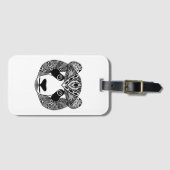 Geïnspireerde Panda Bagagelabel (Voorkant (horizontaal))