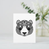Geïnspireerde Panda Briefkaart (Staand voorkant)