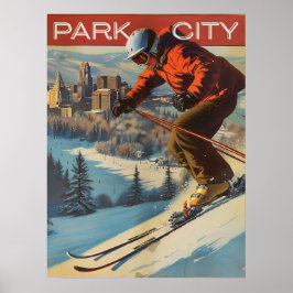  geïnspireerde Park City Travel Poster