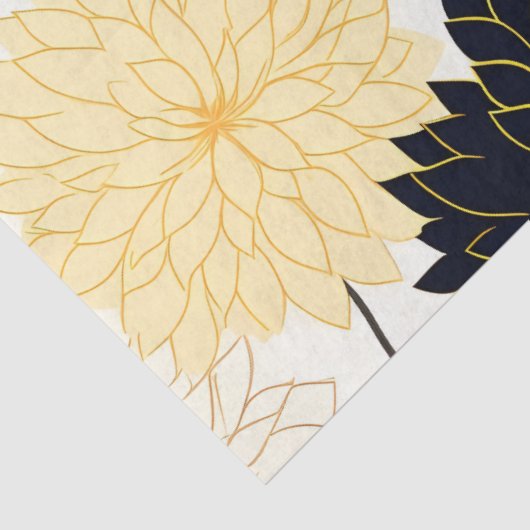   geïnspireerde pastel Dahlia Tissuepapier (Detail)