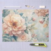  geïnspireerde pastel perzik Waterverf decoupage Tissuepapier (Craft)