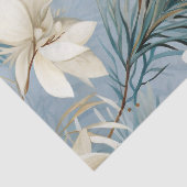  geïnspireerde pastel winterblauwe bloem tissuepapier (Detail)