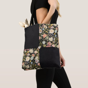  geïnspireerde patchwork quilt tote bag