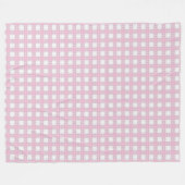 -geïnspireerde Pink Plaid Deken Gezellige nachten (Voorkant (Horizontaal))