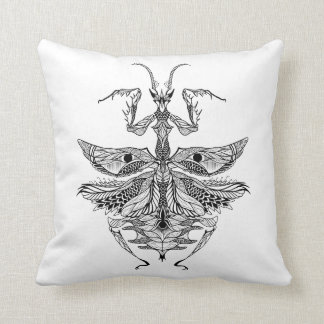 Geïnspireerde Praying Mantis Kussen
