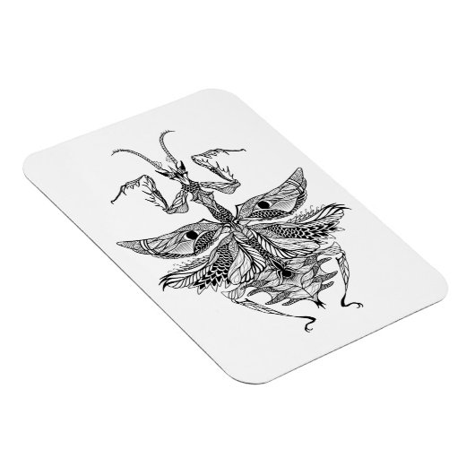 Geïnspireerde Praying Mantis Magneet (Rechterzijde)