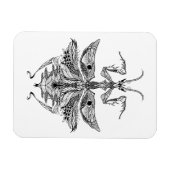 Geïnspireerde Praying Mantis Magneet (Horizontaal)