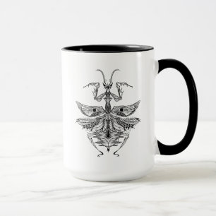 Geïnspireerde Praying Mantis Mok
