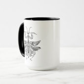 Geïnspireerde Praying Mantis Mok (Voorkant links)