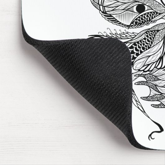 Geïnspireerde Praying Mantis Muismat (Hoek)