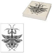 Geïnspireerde Praying Mantis Rubberstempel (Gestempeld)
