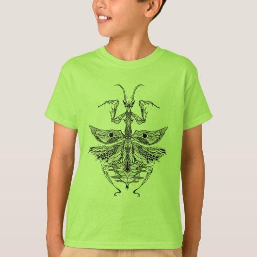 Geïnspireerde Praying Mantis T-shirt (Voorkant)