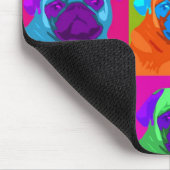 geïnspireerde Pug Mousepad Muismat (Hoek)