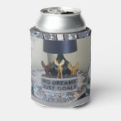 Geïnspireerde rendierdromen: een Motivatie vakanti Blikjeskoeler (Blikje Achterkant)