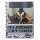 Geïnspireerde rendierdromen: een Motivatie vakanti Notitieboek (Voorkant)