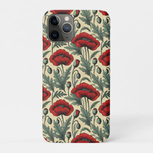 -geïnspireerde rode papaver Case-Mate iPhone case
