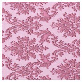 geïnspireerde roze Damask-afdrukverbinding Stof