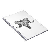 Geïnspireerde schedel notitieboek (Rechterzijde)