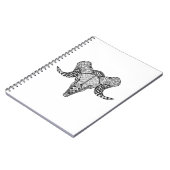 Geïnspireerde schedel notitieboek (Linkerzijde)