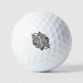Geïnspireerde schets van veren golfballen (Voorkant)