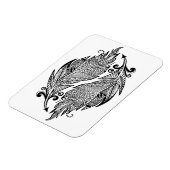 Geïnspireerde schets van veren magneet (Linkerzijde)