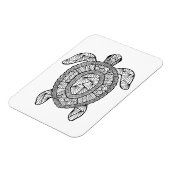 Geïnspireerde schildpad magneet (Linkerzijde)