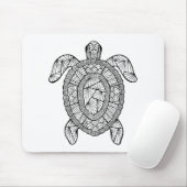 Geïnspireerde schildpad muismat (Met muis)