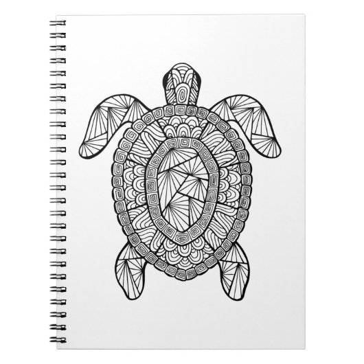 Geïnspireerde Schildpad Notitieboek (Voorkant)