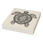 Geïnspireerde schildpad rubberstempel (Stempel)