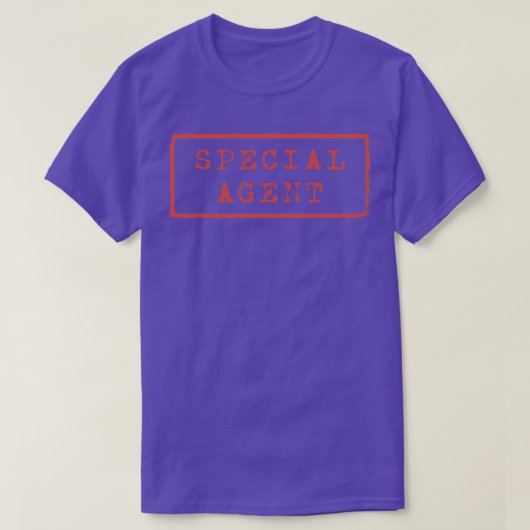  geïnspireerde speciale agent stempel Mode T-shirt (Design voorkant)