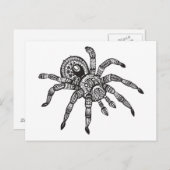 Geïnspireerde spin briefkaart (Voorkant / Achterkant)