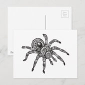 Geïnspireerde spin briefkaart (Voorkant / Achterkant)