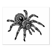 Geïnspireerde spin rubberstempel (Afrduk)