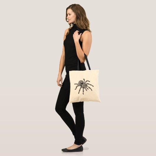 Geïnspireerde spin tote bag (Voorkant (model))