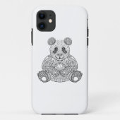 Geïnspireerde stammenpanda Case-Mate iPhone case (Achterkant)