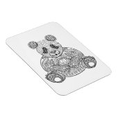 Geïnspireerde stammenpanda magneet (Rechterzijde)