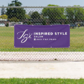 Geïnspireerde stijl Salon Paarse Banner (Insitu)