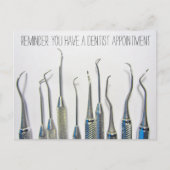  geïnspireerde tandarts afspraak herinnering briefkaart (Voorkant)
