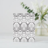 Geïnspireerde Tribal Illustratie Briefkaart (Staand voorkant)