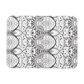 Geïnspireerde Tribal Illustratie Magneet (Horizontaal)